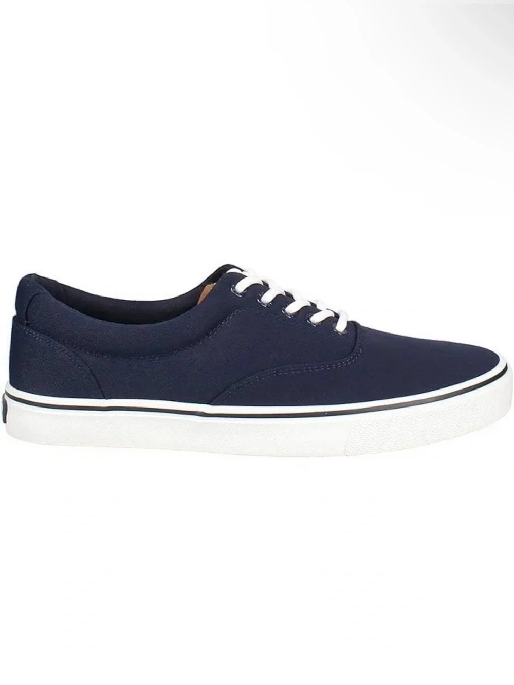 Izod Men's Canvas Shoes Rangley Memory Foam Comfort Lace Up Sneakers Quick Ship